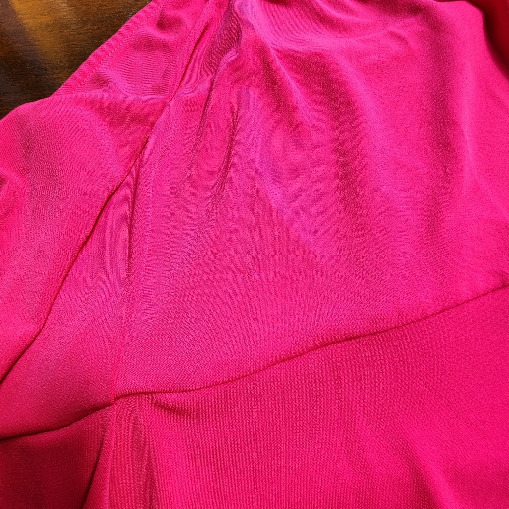 Torrid Women's Plus Size 5x Flowy Bright Hot Pink Tank Top - Picture 9 of 10